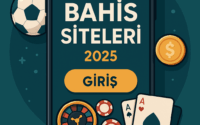2025 mobil bahis siteleri temalı dijital illüstrasyon: akıllı telefon ekranında bahis uygulaması, jetonlar, iskambil kartları ve futbol topu simgeleriyle modern tasarım.