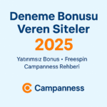 Deneme bonusu veren siteler görseli – 2025 yılı güncel freespin ve bonus rehberi