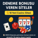 Bonus Veren Siteler 2025 – Güvenilir 15 Platform (Güncel liste )