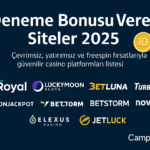 Deneme bonusu veren siteler 2025 – çevrimsiz, yatırımsız ve freespin fırsatlarıyla güvenilir casino platformları listesi.