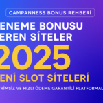 Deneme bonusu veren siteler 2025 listesi — çevrimsiz, yatırımsız ve freespin bonuslarıyla en yeni slot casino siteleri. Campanness ekibi tarafından test edilmiştir.