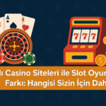Canlı Casino Siteleri ile Slot Oyunlarının Farkı