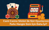 Canlı Casino Siteleri ile Slot Oyunlarının Farkı