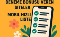 Bahar Kampanyalı Deneme Bonusu Veren Siteler Mobil - Hızlı Liste
