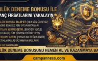 Günlük Deneme Bonusu ile Kazanç Fırsatlarını Yakalayın